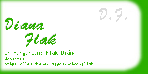 diana flak business card